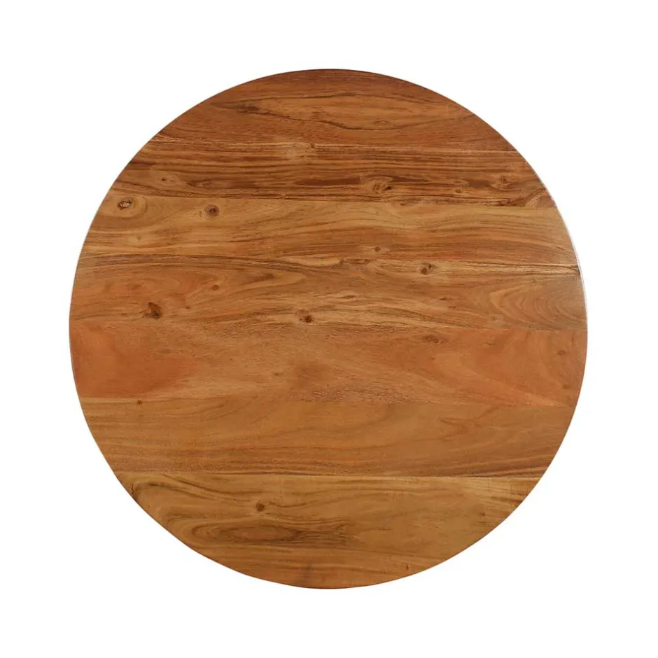 Wohnen Industrial Couchtisch mit runder Platte - Fresh