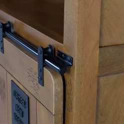 Wohnen Industrial Design Bücherregal aus Mangoholz - Semian