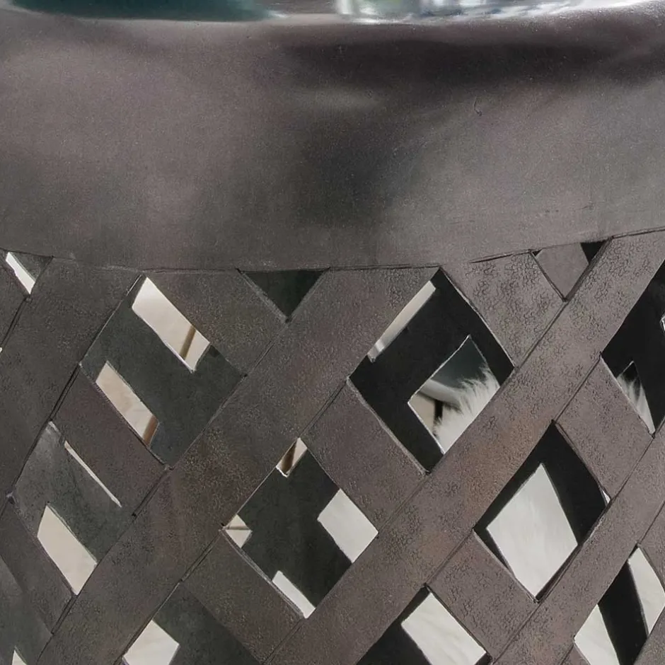 Industrial Design Beistelltisch aus Aluminium - Bahos^Wohnen Online