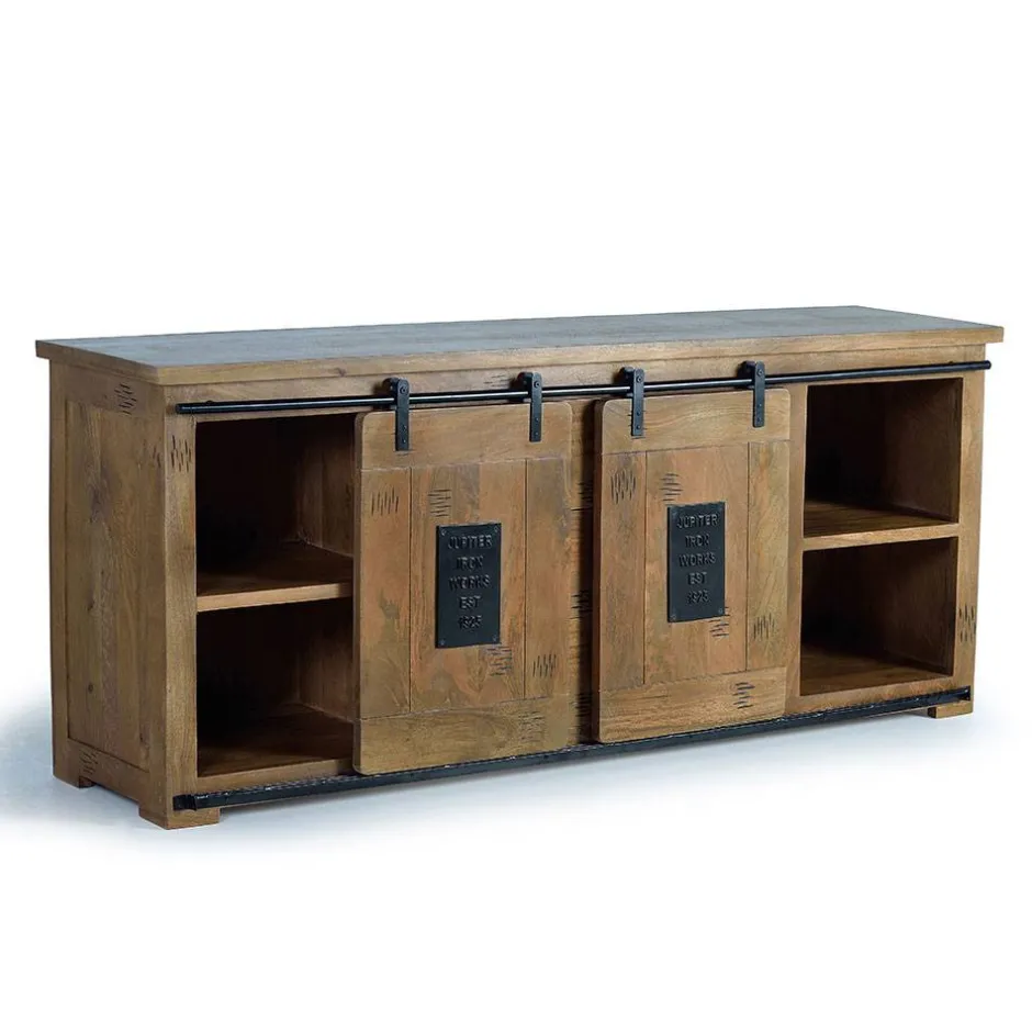 Industrial Design Sideboard aus Mangoholz - Semian^Wohnen New
