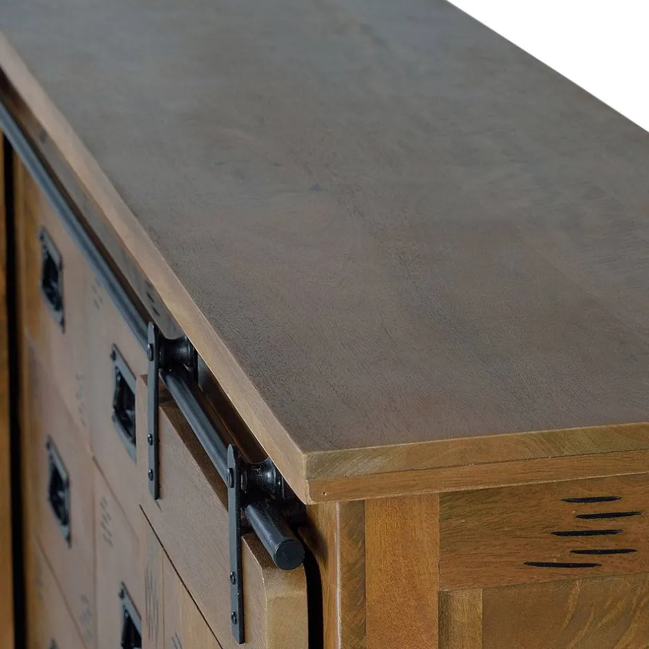 Industrial Design Sideboard aus Mangoholz - Semian^Wohnen New