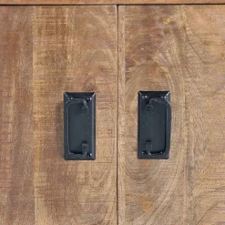 Wohnen Industrial Design Sideboard aus Massivholz - Olmidava