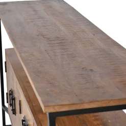 Wohnen Industrial Design Sideboard aus Massivholz - Olmidava