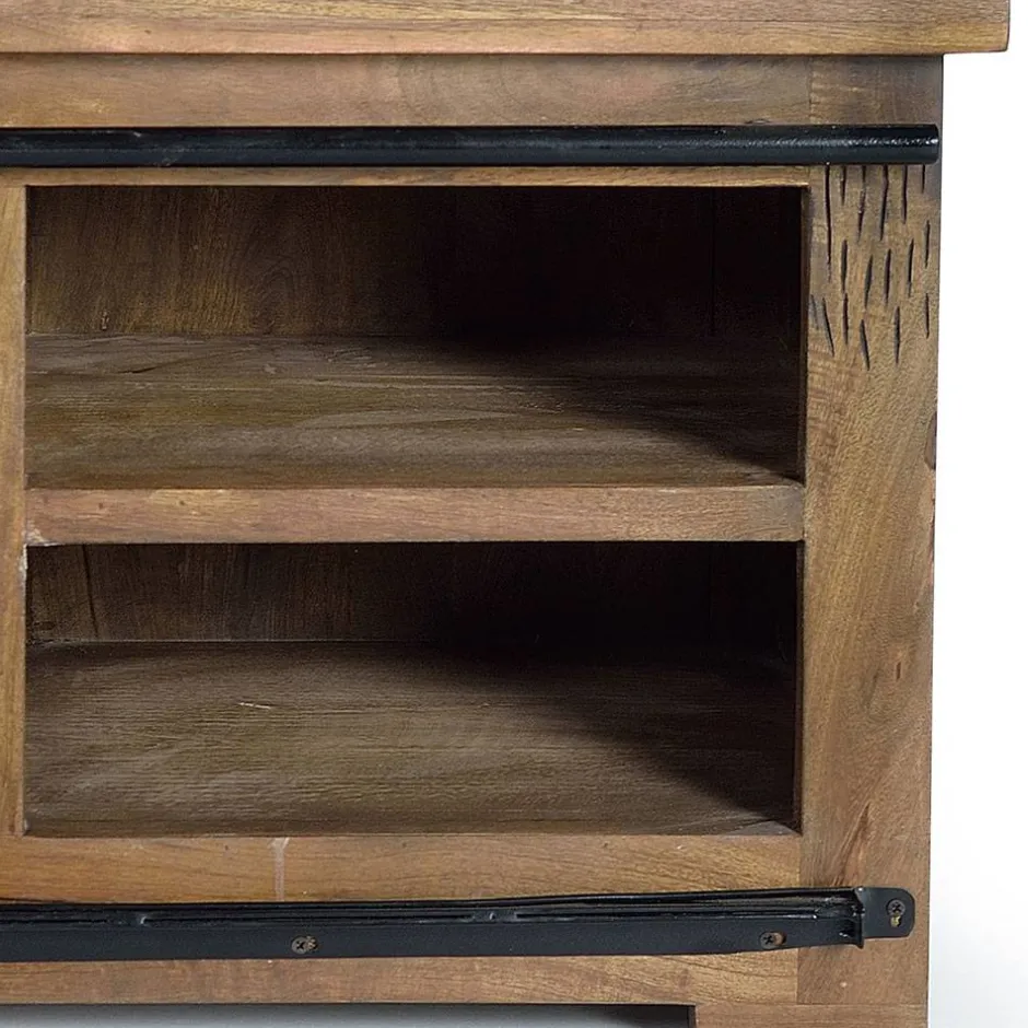 Industrial Design TV Board aus Mangoholz - Semian^Wohnen Hot