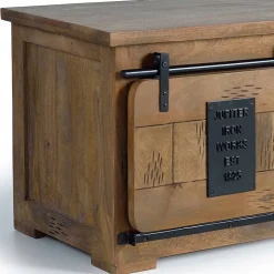 Industrial Design TV Lowboard aus Mangoholz - Semian^Wohnen Outlet