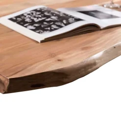 Wohnen Industrial Esstisch mit Baumkante Akazie - Hovalta