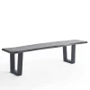 Wohnen Industrial Esstischbank in Akazie Grau - Facanella