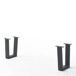 Wohnen Industrial Esstischbank in Akazie Grau - Facanella