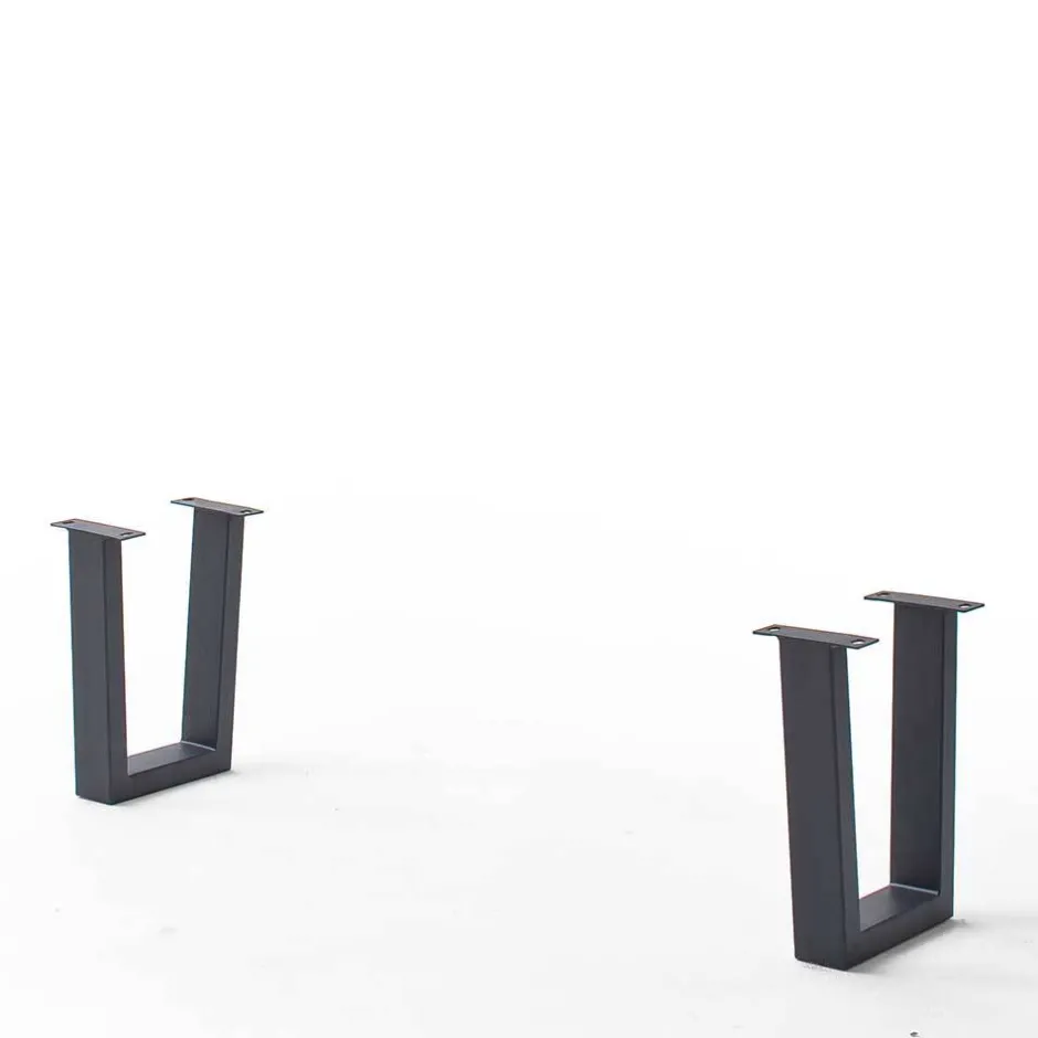 Wohnen Industrial Esstischbank in Akazie Grau - Facanella