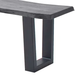 Wohnen Industrial Esstischbank in Akazie Grau - Facanella