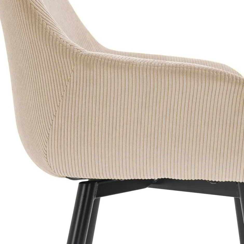 Wohnen Industrial Esstisch-Gruppe Set - Miriam (fünfteilig)