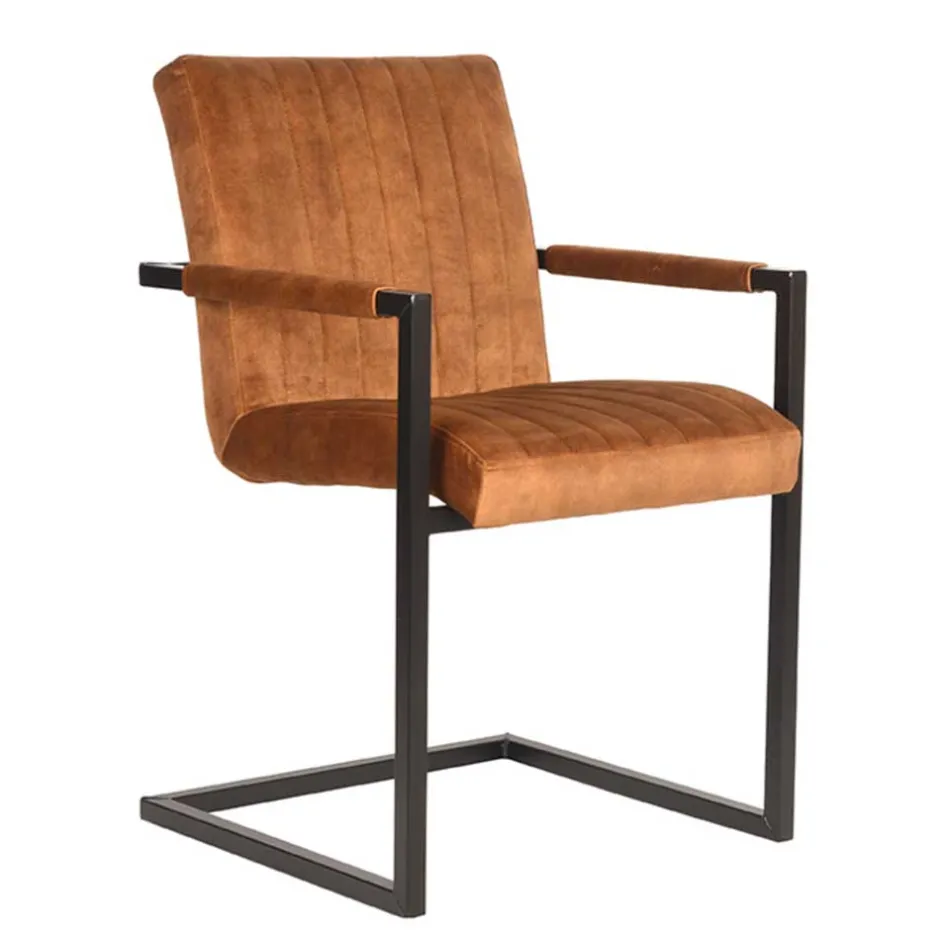 Industrial Freischwinger mit Armlehnen - Allaire (2er Set)^Wohnen Online