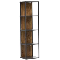 Wohnen Industrial Hängeregal in Dekor Eiche Dunkel - Xindus