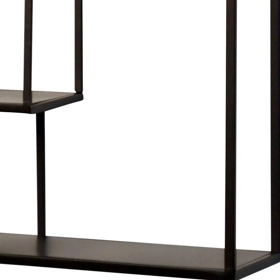 Industrial Hängeregal in Schwarz - 40x60x12 cm - Limburg^Wohnen Outlet