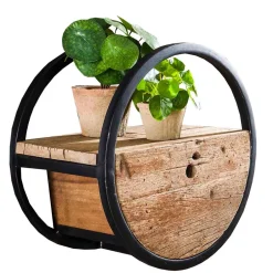 Wohnen Industrial Hängeregal mit Schublade - Bahirah