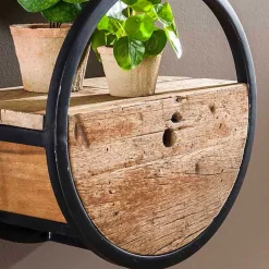 Wohnen Industrial Hängeregal mit Schublade - Bahirah