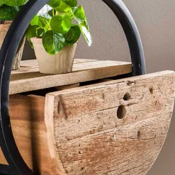 Wohnen Industrial Hängeregal mit Schublade - Bahirah