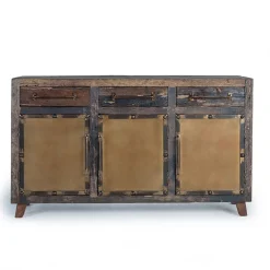 Wohnen Industrial Kombi-Kommode aus Altholz - Stock