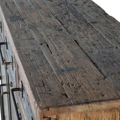 Wohnen Industrial Kombi-Kommode aus Altholz - Stock