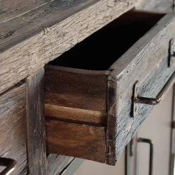 Wohnen Industrial Kombi-Kommode aus Altholz - Stock