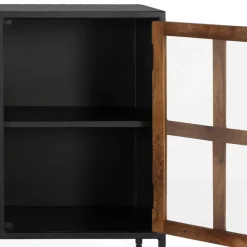 Industrial Kommode mit Glastüren - Hayato^Wohnen Discount