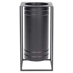 Industrial Schirmständer in Schwarz - Tunapuna^Wohnen Online