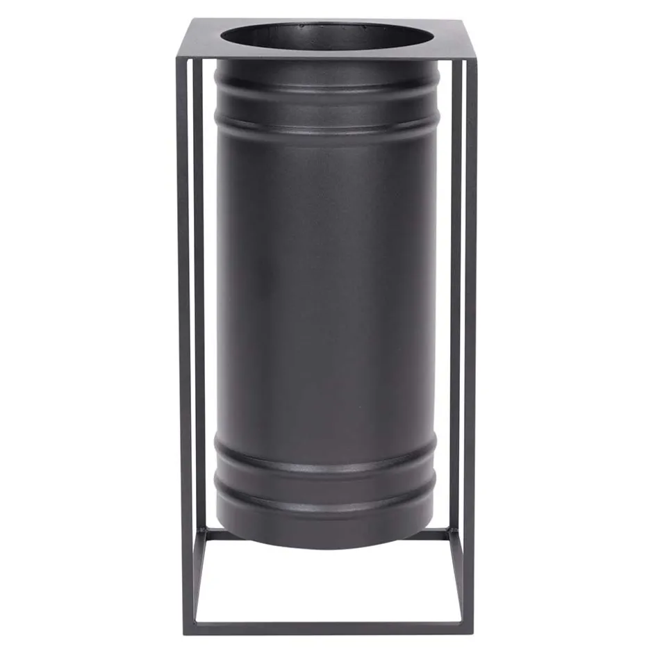 Industrial Schirmständer in Schwarz - Tunapuna^Wohnen Online