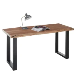 Wohnen Industrial Schreibtisch mit Baumkante Akazie - Amlina