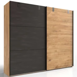 Wohnen Industrial Schwebetürenschrank 2-türig - Bram