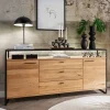 Wohnen Industrial Sideboard aus Wildeiche Massivholz - Manarola