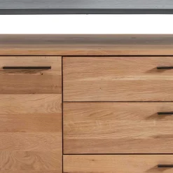 Wohnen Industrial Sideboard aus Wildeiche Massivholz - Manarola