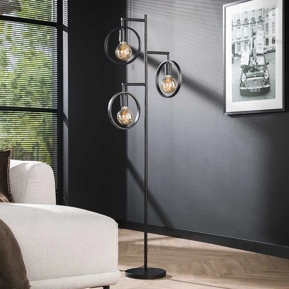 Industrial Stehleuchte 3-flammig - Prayer^Wohnen New