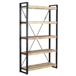 Wohnen Industrial Style Standregal aus Mangoholz - Traudarian