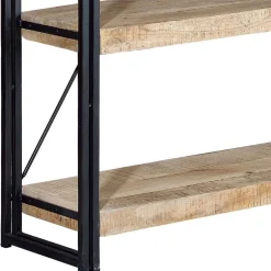 Wohnen Industrial Style Standregal aus Mangoholz - Traudarian