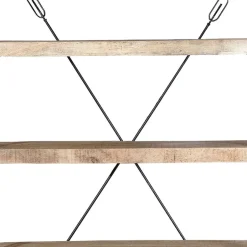 Wohnen Industrial Style Standregal aus Mangoholz - Traudarian