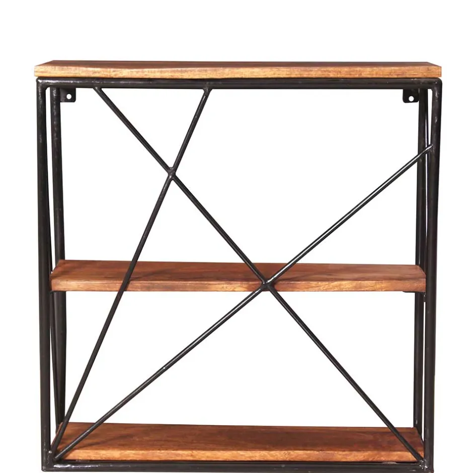 Industrial Style Wandregal ohne Rückwand - Offia^Wohnen