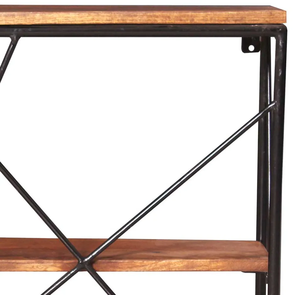 Industrial Style Wandregal ohne Rückwand - Offia^Wohnen