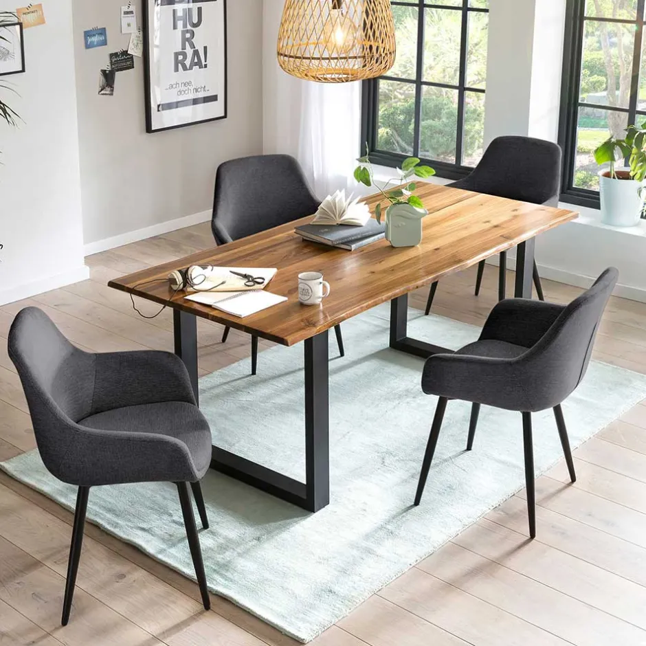 Industrial Tischgruppe für vier Personen - Lapel (fünfteilig)^Wohnen Outlet