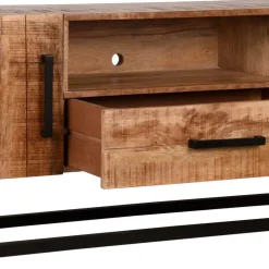 Industrial TV Lowboard aus Mangobaum - Schanow^Wohnen Discount