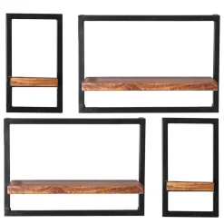 Industrial Wandregal Kombi - Mendoza I (vierteilig)^Wohnen Sale