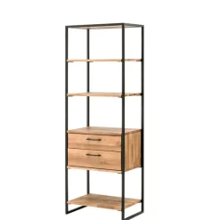 Wohnen Industrial-Design-Regal mit vier offenen Fächern - Ingbo