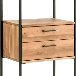 Wohnen Industrial-Design-Regal mit vier offenen Fächern - Ingbo