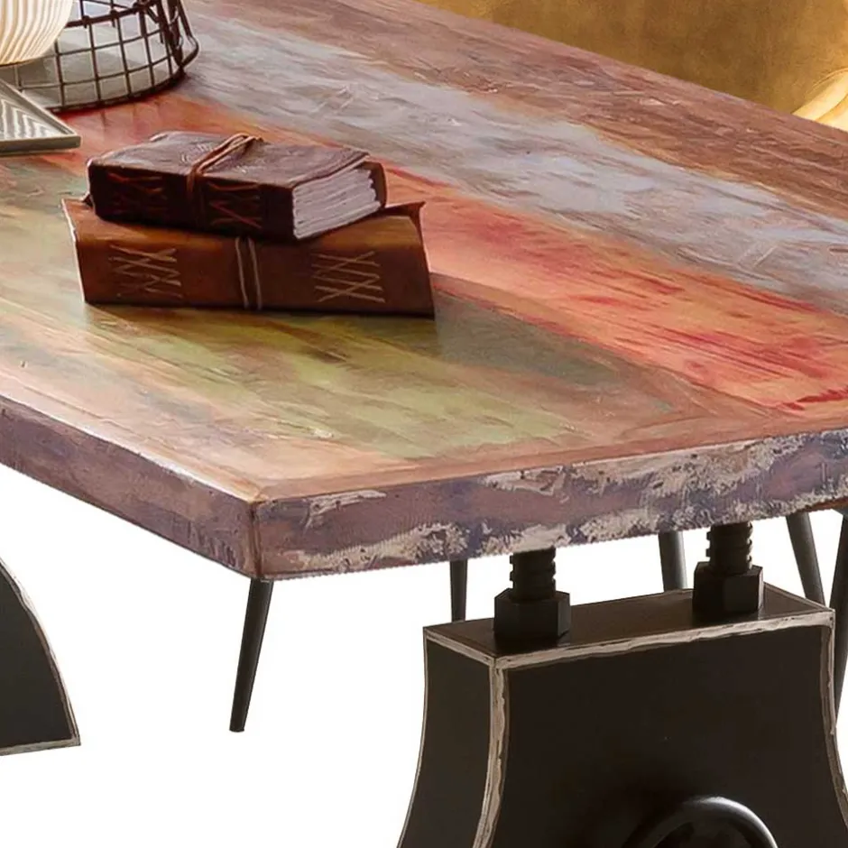 Wohnen Industrialtisch mit Shabby Chic Altholz - Mutano
