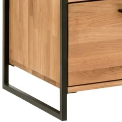 Industrial-TV-Board aus Wildeiche Massivholz - Ingbo^Wohnen Hot