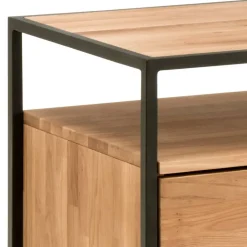 Industrial-TV-Board aus Wildeiche Massivholz - Ingbo^Wohnen Hot