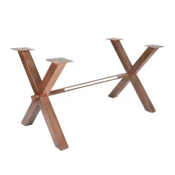 Industrie Esstisch Valcmeris in Braun Bunt^Wohnen Best