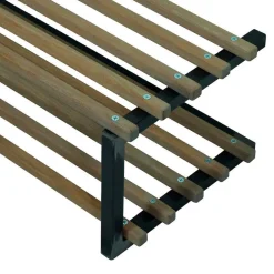 Wohnen Industry Garderoben Möbel Set - Nostros (zweiteilig)