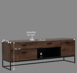 Industry TV Board & Highboard Set - Xindus (zweiteilig)^Wohnen New