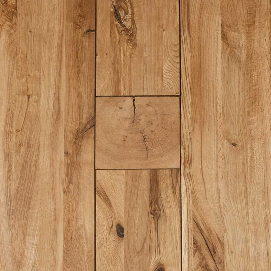 Wohnen Industry Wohnzimmertisch Massivholz Nostalc Wildeiche