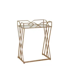 Italienischer Beistelltisch Seaflair in Goldfarben^Wohnen